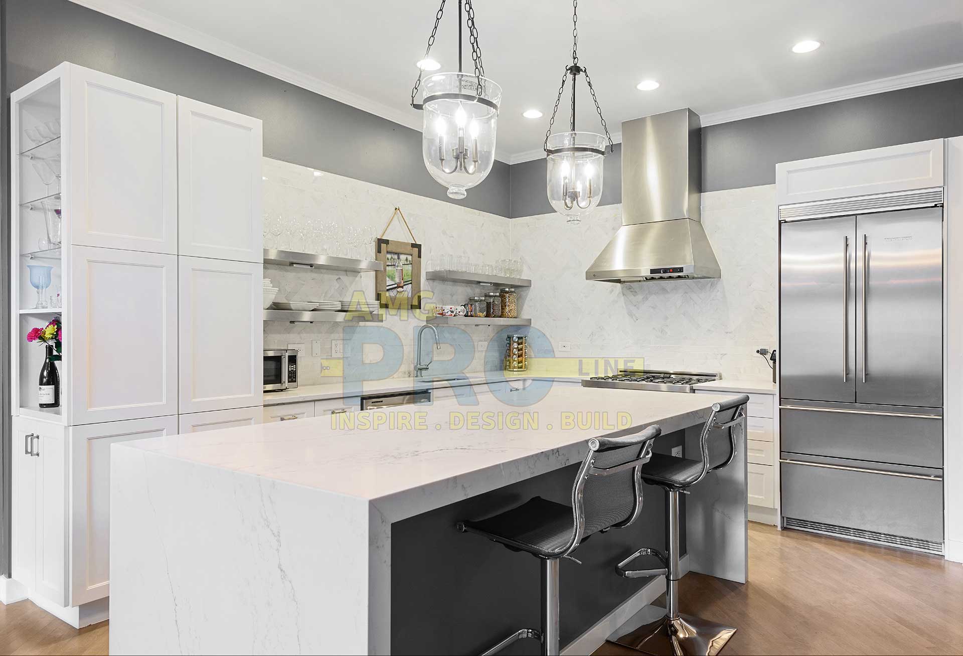 Chicago kitchen and bathroom remodeling by AMG Proline