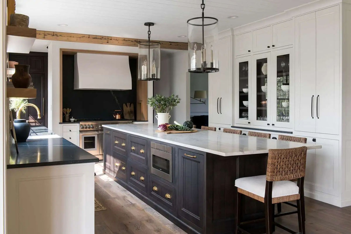 Kitchen remodeling projects by AMG Proline — modern kitchen remodel with island in Chicago