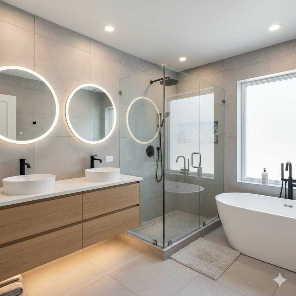Bathroom remodeling contractor project in Chicago