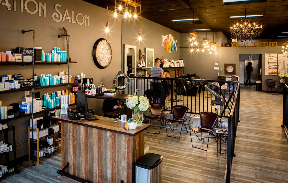 Retail store remodeling Chicago concept with modern commercial interior by AMG Proline